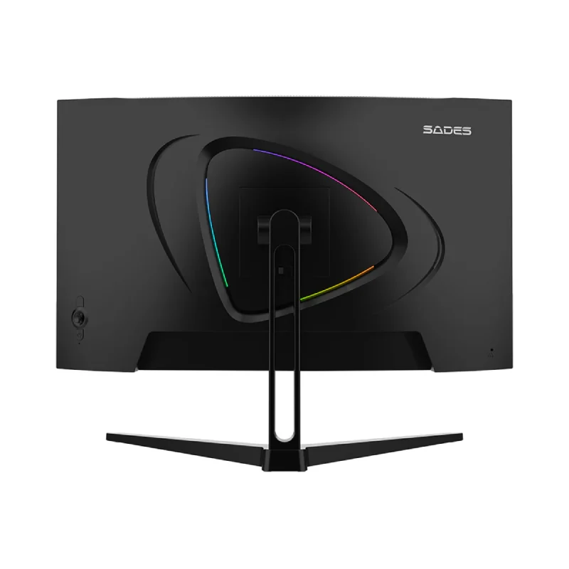 شاشة ألعاب سادس FS-Dolphin-27 SA-C01F27، مقاس 27 بوصة، FHD، تردد تحديث 300 هرتز، زمن استجابة 0.5 مللي ثانية، منحنية، HDMI 2.1، ديسبلاي بورت 1.4، باللون الأسود