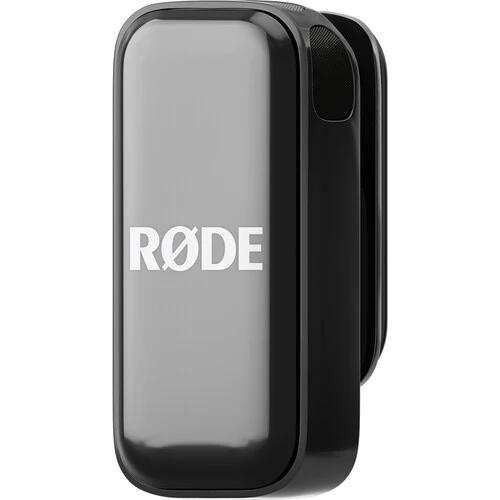 ميكروفون لاسلكي فائق الصغر رود وايرلس مايكرو لشخصين / USB-C - أسود