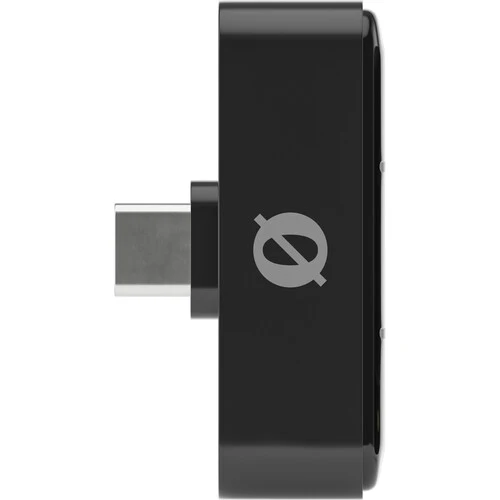 ميكروفون لاسلكي فائق الصغر رود وايرلس مايكرو لشخصين / USB-C - أسود