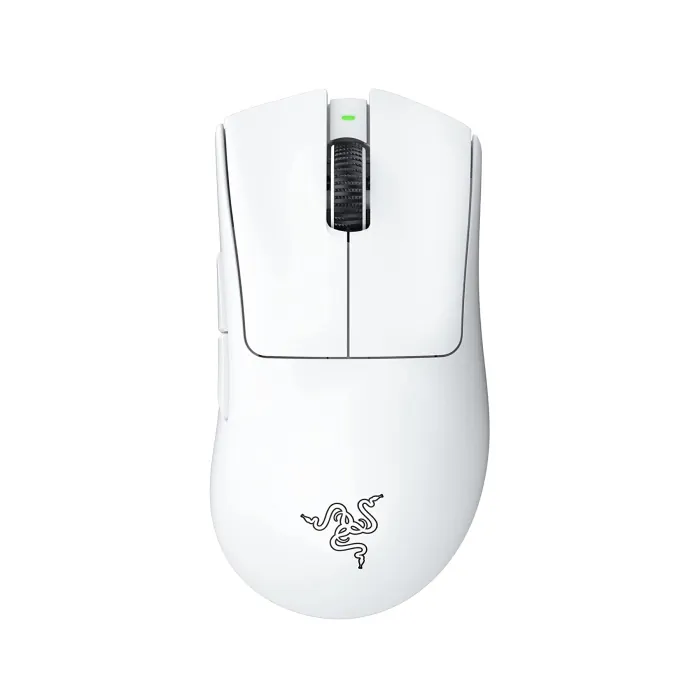 Razer DeathAdder V3 Pro Ultra-Lightweight Wireless/Wired Ergonomic Esports Mouse -White
