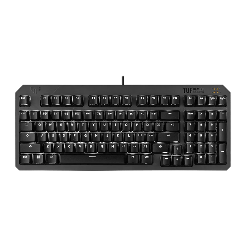 لوحة مفاتيح ألعاب سلكية أسوس ROG TUF K3 الجيل الثاني RGB، عربية، باللون الأسود