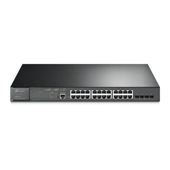 مبدل شبكة تي بي-لينك TL-SG3428MP جيت ستريم مُدار، 28 منفذ جيجابت، L2+، مع 24 منفذ PoE+
