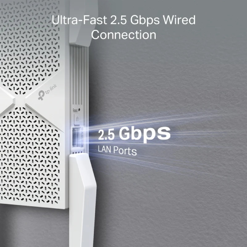 TP-Link BE11000 Tri-Band Wi-Fi 7 Range Extender - 23.5W / 1 x RJ-45