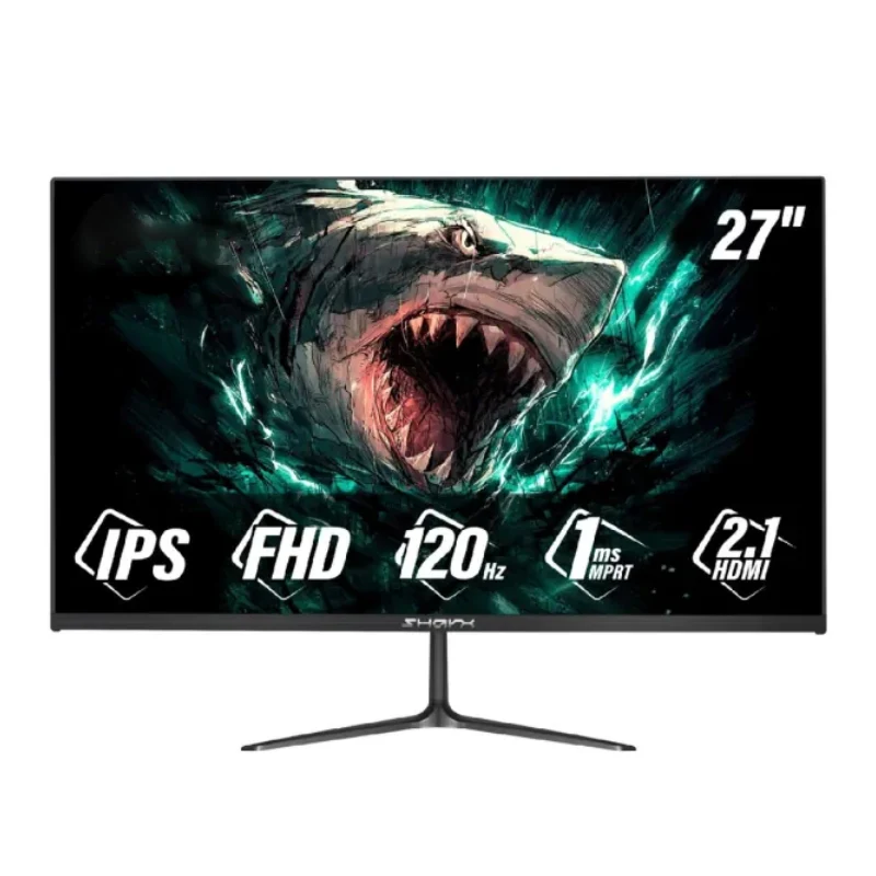 شاشة ألعاب شاركس B27F144I بايت، مقاس 27 بوصة FHD، تردد تحديث 144 هرتز، زمن استجابة 1 مللي ثانية، HDMI 2.1