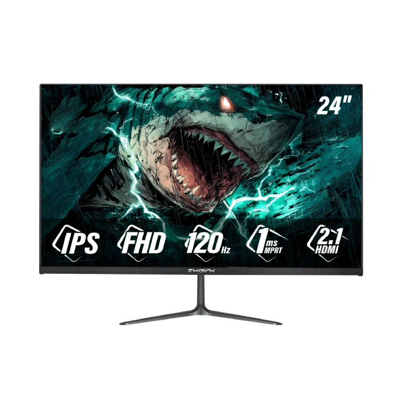 شاشة ألعاب شاركس B24F120I BITE، مقاس 24 بوصة، FHD / زمن استجابة 1 مللي ثانية / تردد تحديث 120 هرتز / HDMI 2.1
