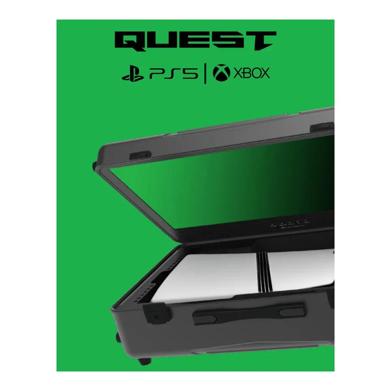 SHARX QUEST Gaming Suitcase - 24" QHD / 1ms / 165Hz / HDMI / USB-A / USB-C - Gaming Monitor