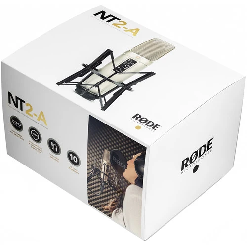 RODE NT2-A Large-Diaphragm Multipattern Condenser Microphone