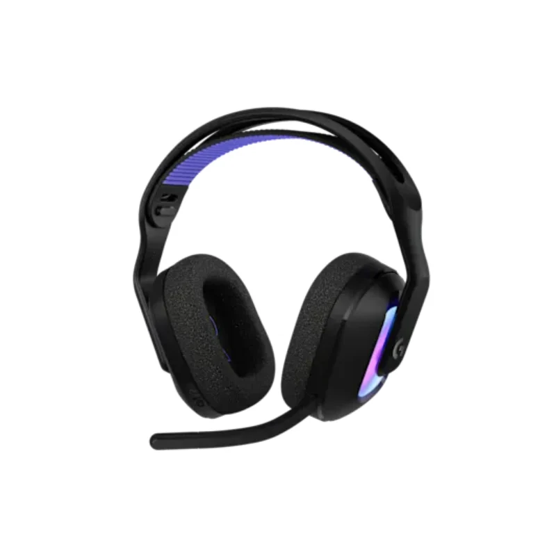 سماعة ألعاب لوجيتك G522 لايت سبيد لاسلكية بإضاءة LIGHTSYNC RGB - بلوتوث 5.3 / أسود