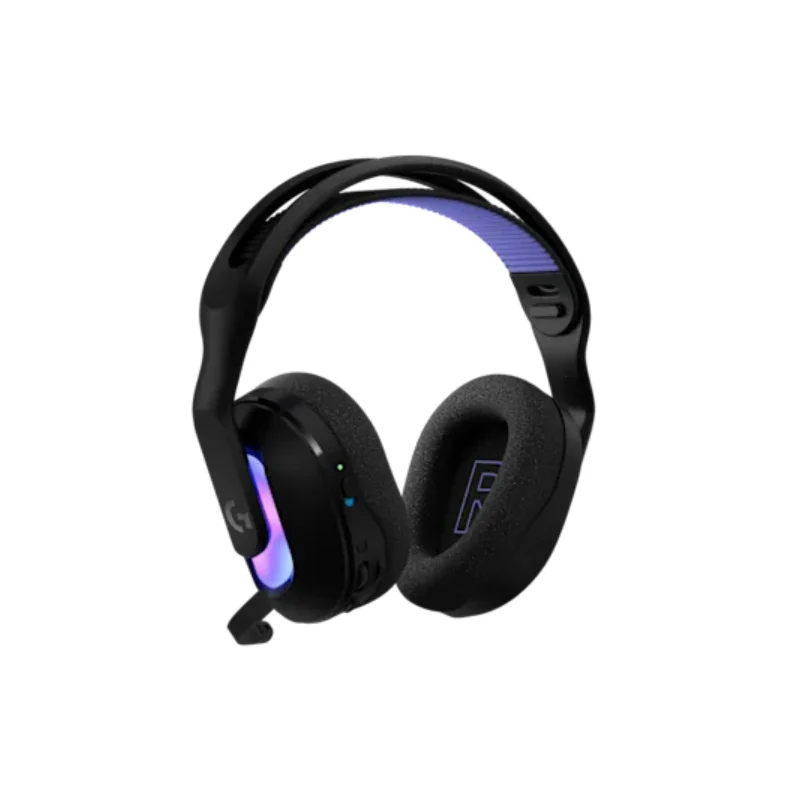 سماعة ألعاب لوجيتك G522 لايت سبيد لاسلكية بإضاءة LIGHTSYNC RGB - بلوتوث 5.3 / أسود