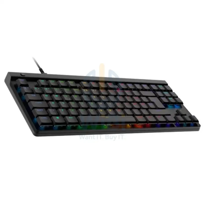 لوحة مفاتيح ألعاب ميكانيكية لوجيتك G515 لايت سبيد TKL - سلكية / RGB / مفاتيح ذات استجابة لمسية / إنجليزية/عربية / أسود