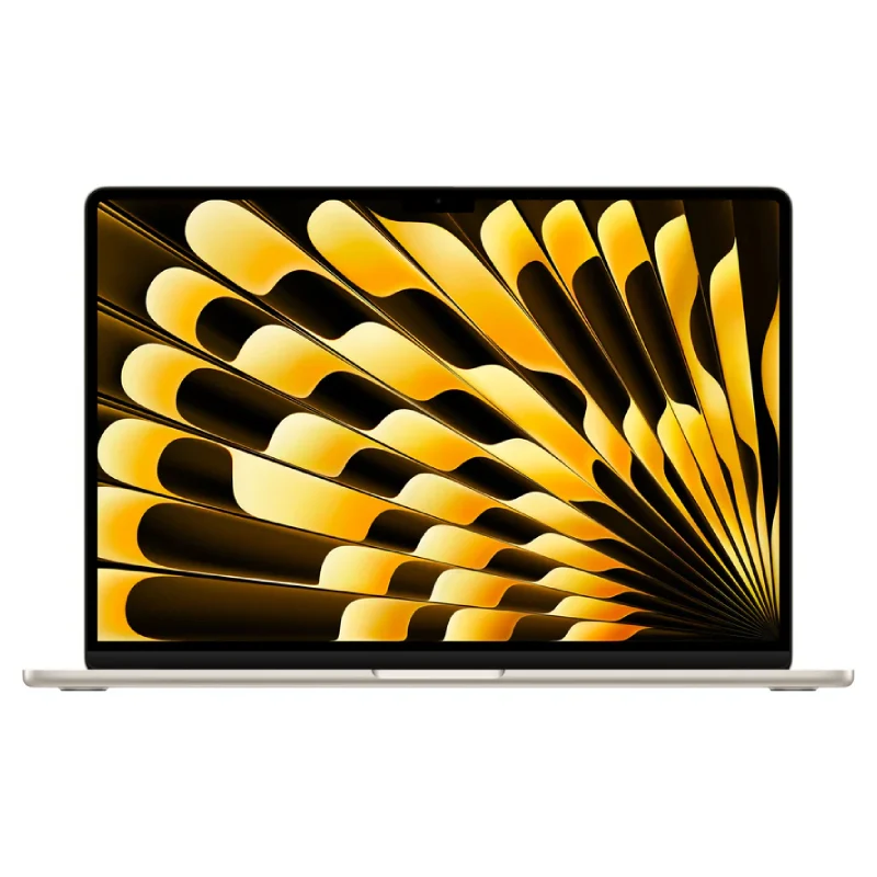 لابتوب ماك بوك إير من آبل، مقاس 15.3 بوصة، M5، معالج 10 أنوية، معالج رسومات 10 أنوية، ذاكرة وصول عشوائي 16 جيجابايت، قرص حالة صلبة 512 جيجابايت، عربي/إنجليزي، باللون ستارلايت، ضمان سنة واحدة، Z1LT0014H