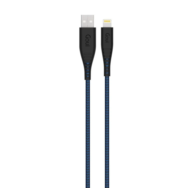 GOUI FLEX 8 PIN USB Cable - USB-A / Lightning / 1.5 Meter / Dark Blue