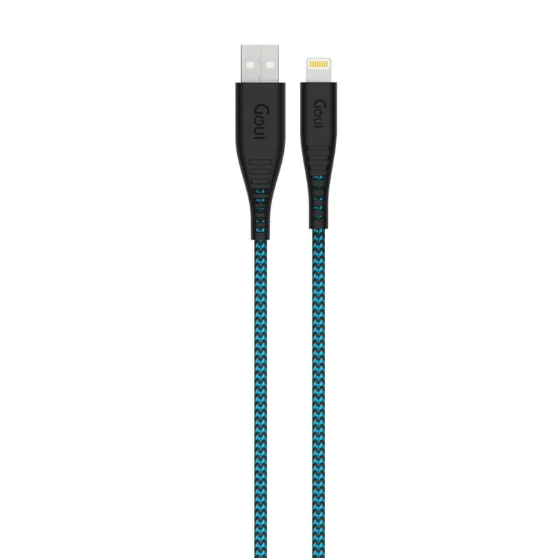 GOUI FLEX 8 PIN USB Cable - USB-A / Lightning / 1.5 Meter / Light Blue
