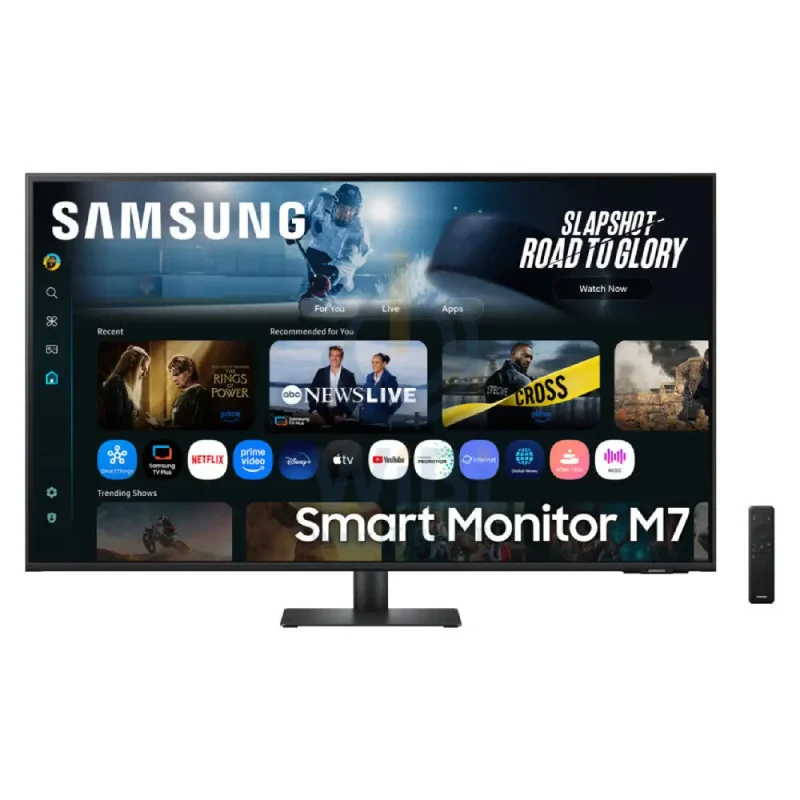 شاشة ذكية سامسونج حجم 43 بوصة M7 M70F - حجم 43.0 بوصة 4K UHD / 4 مللي ثانية / 60 هرتز / واي فاي / بلوتوث / HDMI 2.0/USB-C