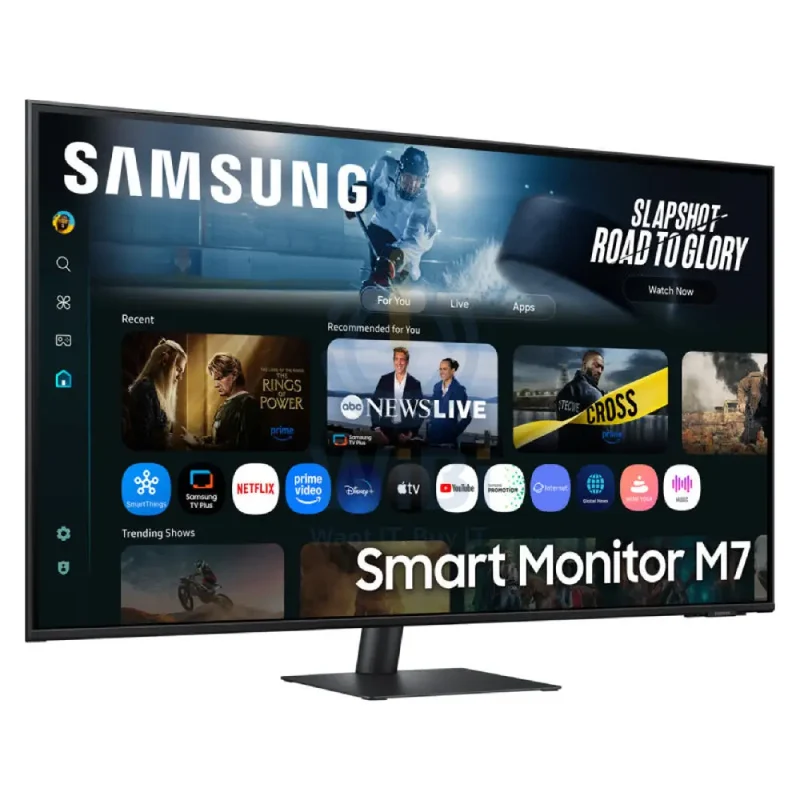 شاشة ذكية سامسونج حجم 43 بوصة M7 M70F - حجم 43.0 بوصة 4K UHD / 4 مللي ثانية / 60 هرتز / واي فاي / بلوتوث / HDMI 2.0/USB-C