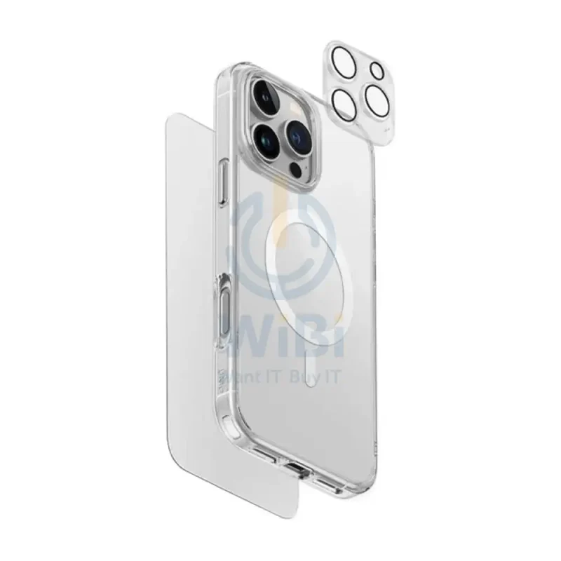 Uniq Hybrid Clearvue Magsafe 360 Essential Bundle Pack For iPhone 16 Pro