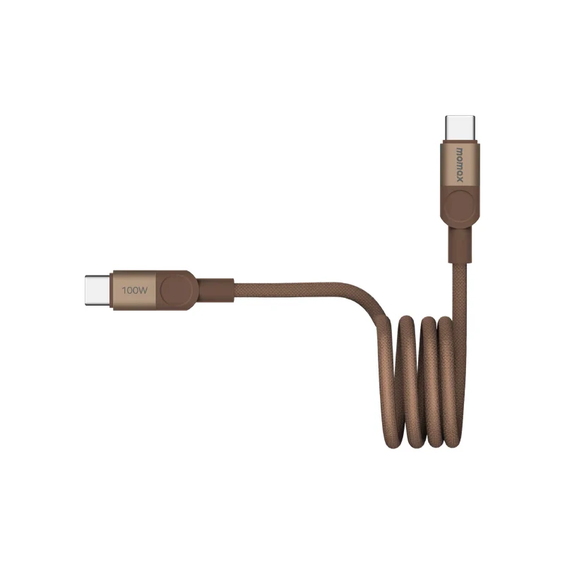 كابل مغناطيسي موماكس ماج لينك - USB-C / 100 واط / 1 متر / حجر رملي
