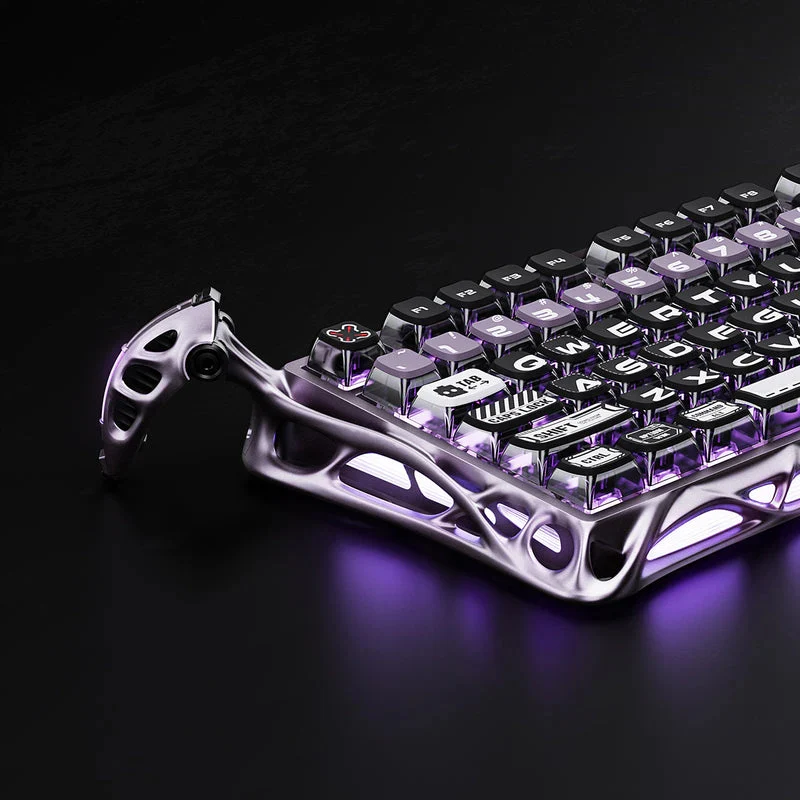 GravaStar Mercury V75 Pro 75% Hall Effect Magnetic Switch Gaming - Iron Purple