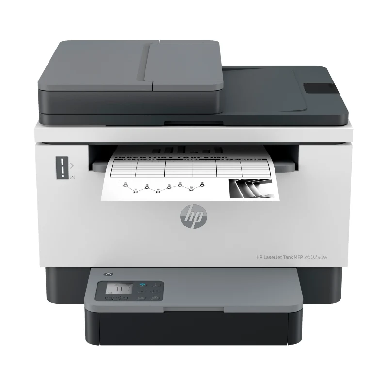 طابعة ليزر جيت تانك متعددة الوظائف إتش بي MFP 2602sdw، بسرعة 22 صفحة في الدقيقة، بدقة 600 نقطة في البوصة، A4، يو إس بي، واي فاي، LAN، أحادية اللون