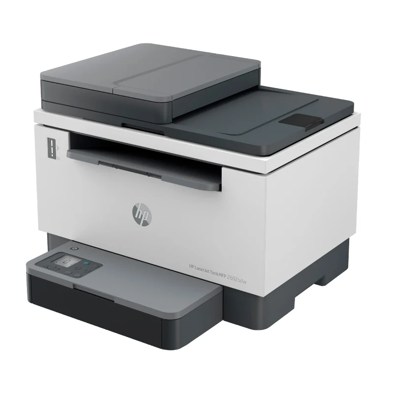 طابعة ليزر جيت تانك متعددة الوظائف إتش بي MFP 2602sdw، بسرعة 22 صفحة في الدقيقة، بدقة 600 نقطة في البوصة، A4، يو إس بي، واي فاي، LAN، أحادية اللون