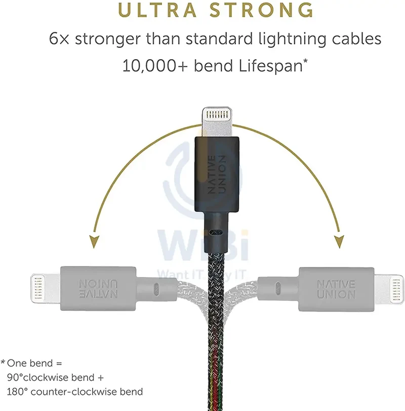 Native Union Night Cable USB-C to Lightning - Cosmos