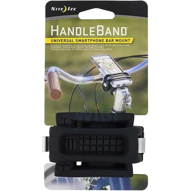 NiteIze HandleBand® Universal Smartphone Bar Bike Mount - Black