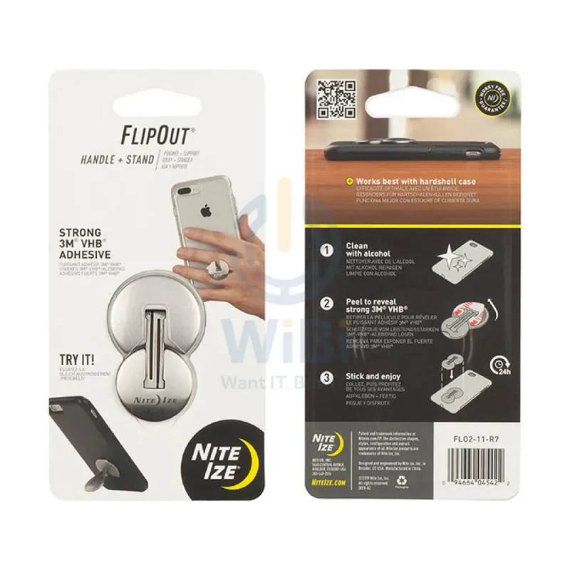NiteIze FlipOut® Handle + Stand - Stainless