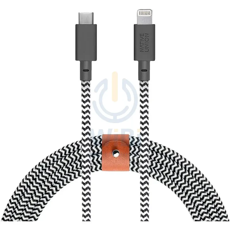 Native Union Belt Cable XL USB-C to Lightning 3M - Zebra