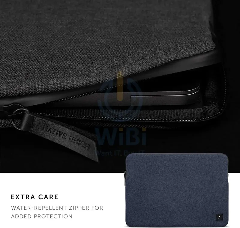 Native Union Stow Lite Sleeve For MacBook Pro 15"/16"/16" m1 - Indigo