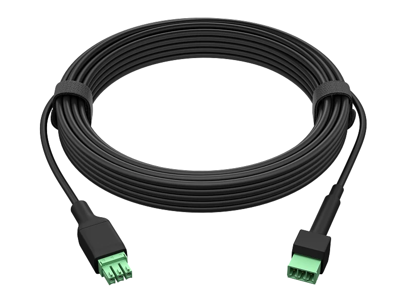HP HP Poly Studio A2 Cable Extender for Table Mic Male to Female Phoenix Connector - 8M / Black