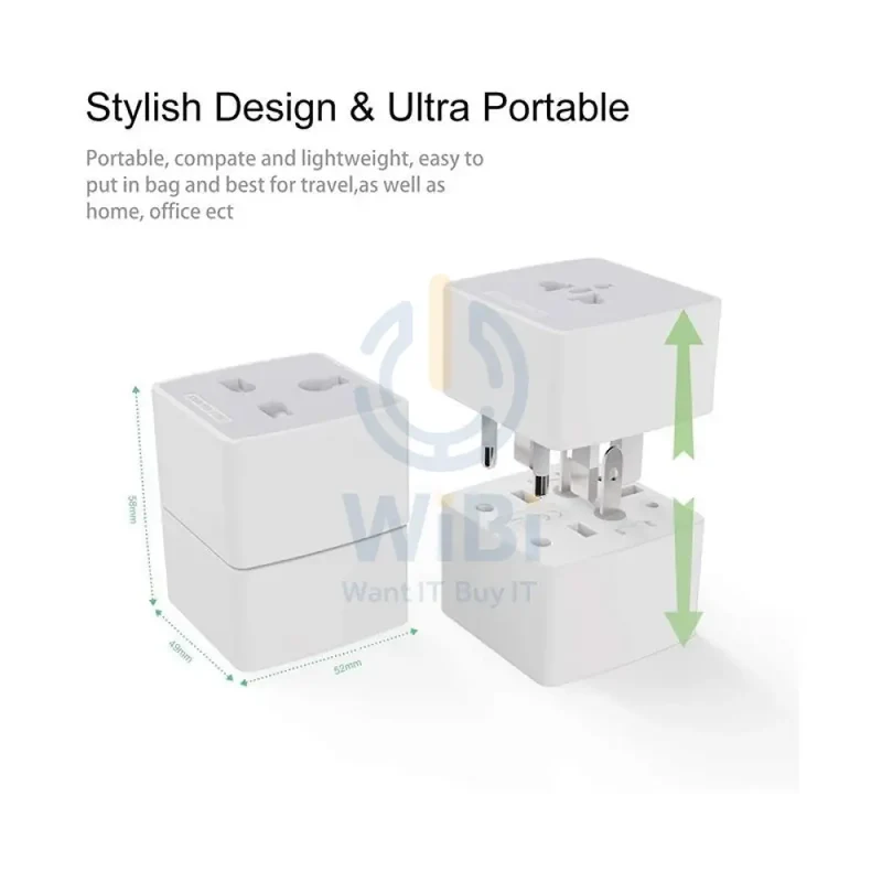 LDNIO Z4 6A Max Universal Travel Plug - 6A / White