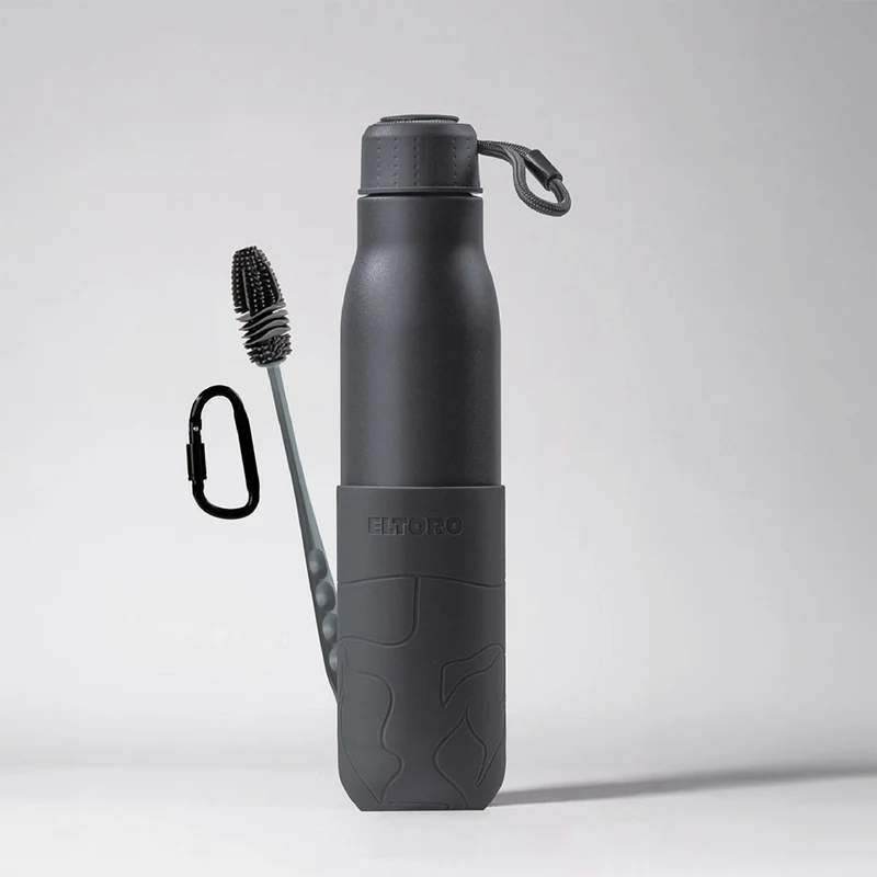 Eltoro Stainless Steel Bottle with Sleeve - 750ML / Gray
