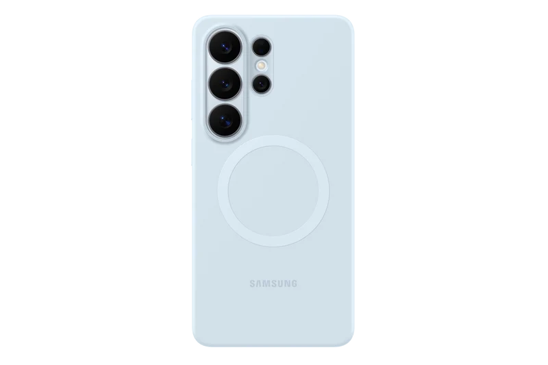 Samsung Galaxy S26 Ultra Silicone Magnet Case - Light Blue