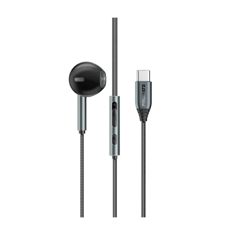 سماعة أذن سلكية أحادية بروميت لاكسي-إم عالية الدقة، مزودة بتقنية ENC، USB-C، باللون الأسود