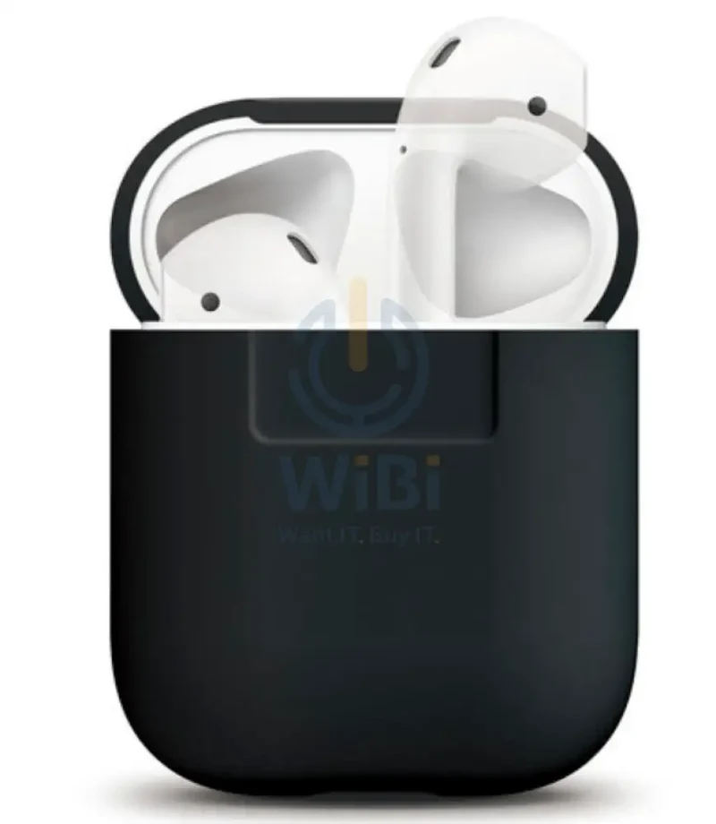 Elago AirPods 1&2 Silicone Case - Black