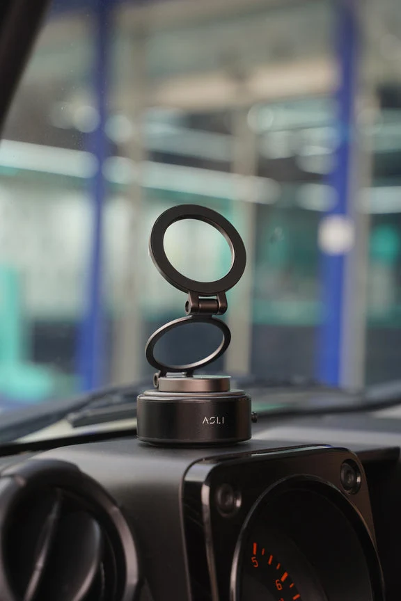 Asli Supravox X2 Vacuum Suction Cup 360 Adjustable Phone Mount - Black