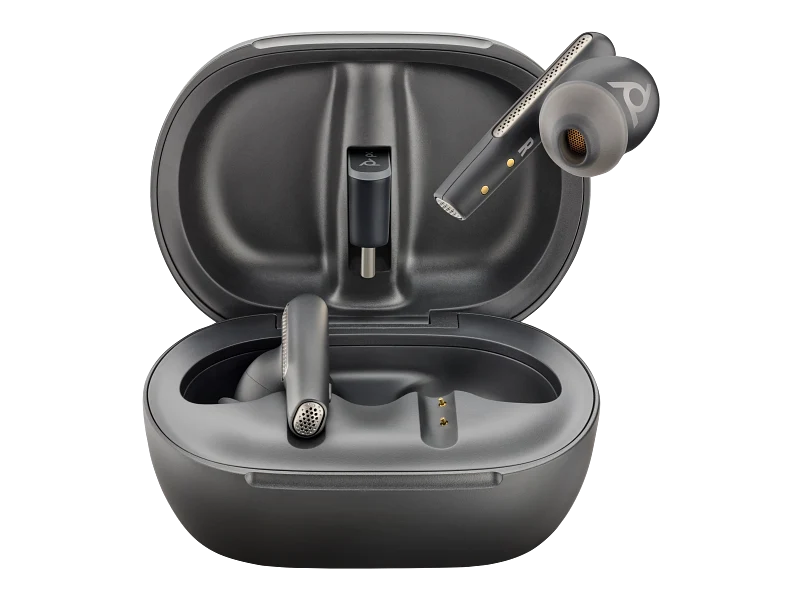 HP HP Poly Voyager Free 60+ UC Earbuds - BT700 USB-C Adapter / Touchscreen Charge Case