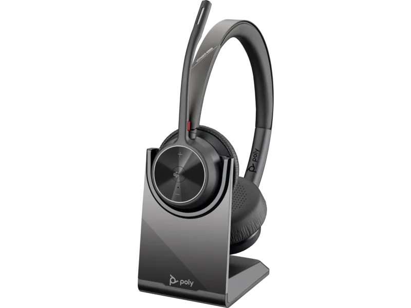 HP HP Poly Voyager 4320-M Microsoft Teams Certified Headset - On-Ear / BT700 Dongle / Charging Stand