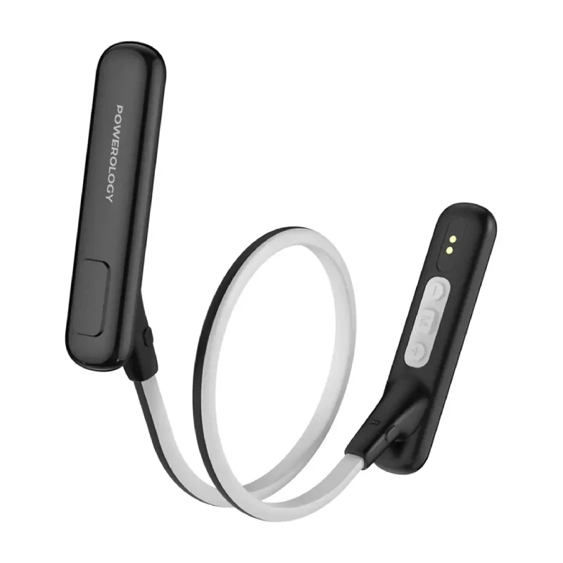 حزام رقبة بورودولوجي فوكس ENC، بطارية بسعة 500 مللي أمبير، باللون الأسود