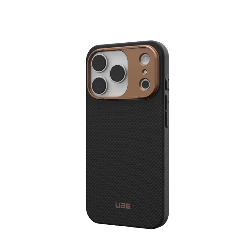 UAG Fiber Armor Magsafe Kevlar Case For Apple iPhone 18 Pro / Apple iPhone 17 Pro - Graphite/Bronze