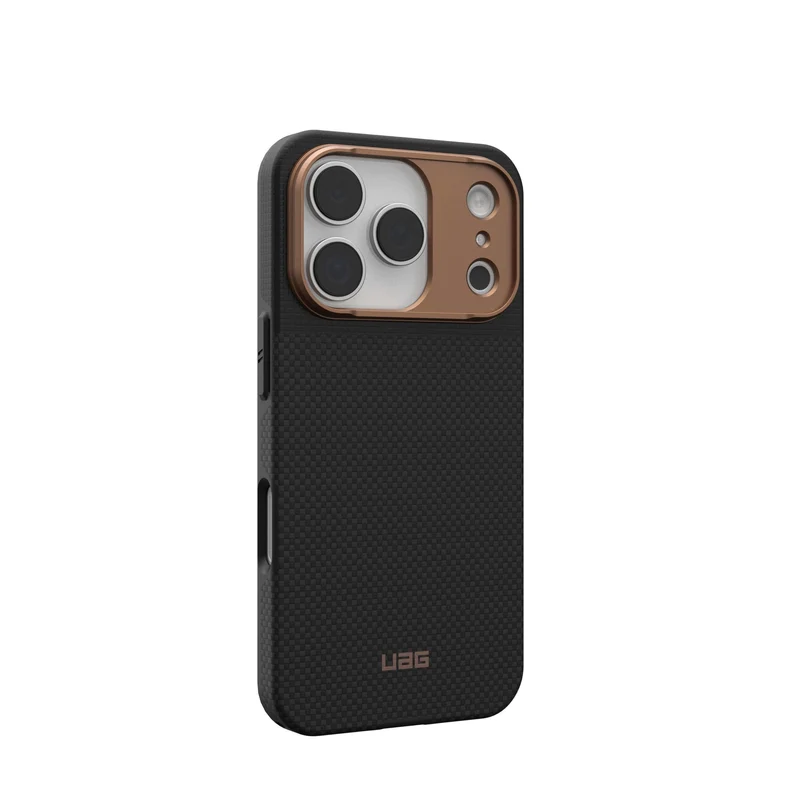 UAG Fiber Armor Magsafe Kevlar Case For Apple iPhone 18 Pro / Apple iPhone 17 Pro - Graphite/Bronze