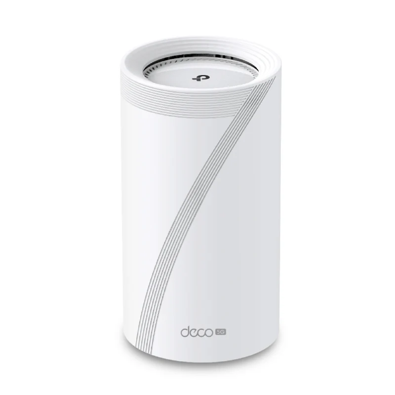 TP-Link (Deco BE65-5G) 5G BE9300 Tri-Band Whole Home Mesh Wi-Fi 7 System - 6GHz (5760 Mbps) / USB3.0 / Gigabit WAN / Gigabit LAN