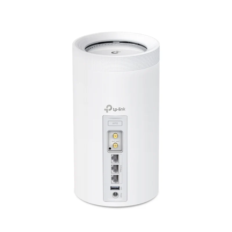 TP-Link (Deco BE65-5G) 5G BE9300 Tri-Band Whole Home Mesh Wi-Fi 7 System - 6GHz (5760 Mbps) / USB3.0 / Gigabit WAN / Gigabit LAN
