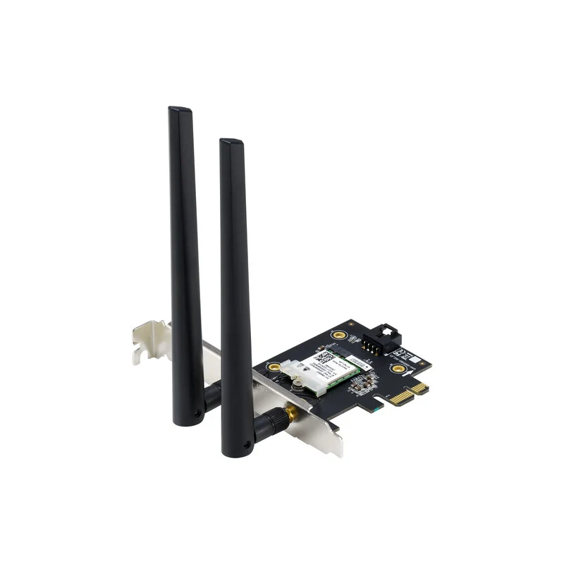 محول أسوس PCE-AXE5400 ثلاثي النطاق، واي فاي 6E، PCIe، بتردد 5 جيجاهرتز (2402 ميجابت في الثانية)، PCI-E