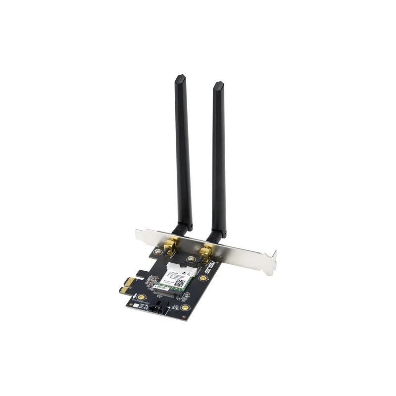 محول أسوس PCE-AXE5400 ثلاثي النطاق، واي فاي 6E، PCIe، بتردد 5 جيجاهرتز (2402 ميجابت في الثانية)، PCI-E
