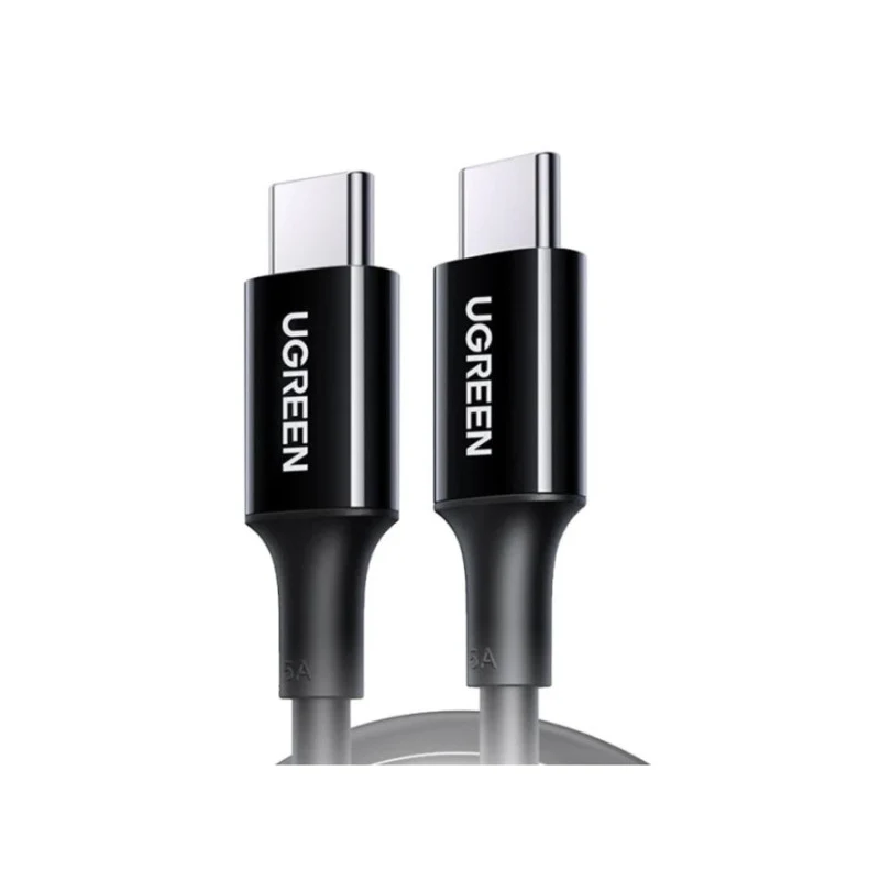 كابل شحن يو جرين USB-C 2.0 - طول 2 متر / 100 واط / أسود
