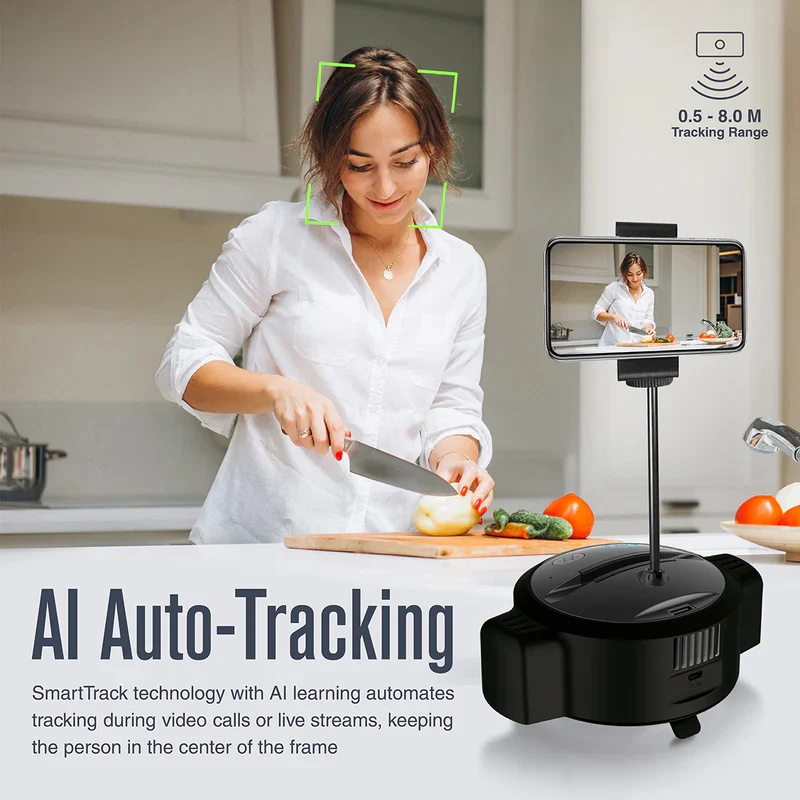 PROMATE SmartTrack HD Streaming Webcam - Black