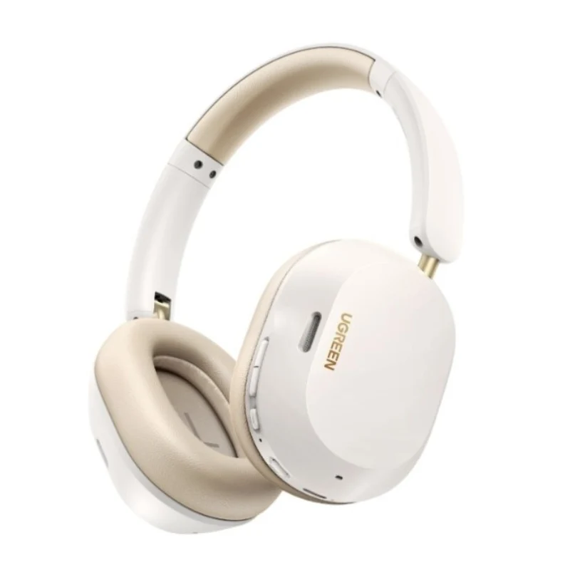 سماعة رأس يو جرين هاي تيون Max5c بإلغاء ضوضاء نشط هجين - بلوتوث / USB-C / أبيض