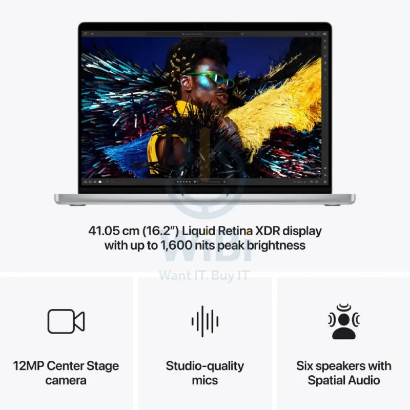 Apple MacBook Pro - 16.2" Nano-Texture / M4 Pro / 14-Core CPU / 20-Core GPU / 48GB RAM / 1TB SSD / Arb/Eng / Silver / 1YW