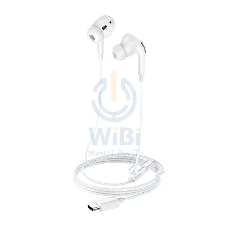 HOCO M1 Pro Wired Earphones - USB-C / 12 mm / White